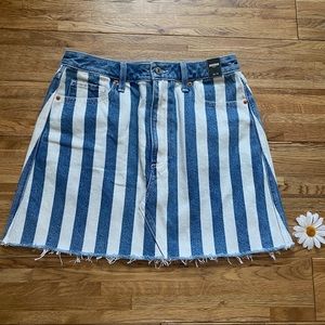NWT Abercrombie & Fitch‎ striped skirt